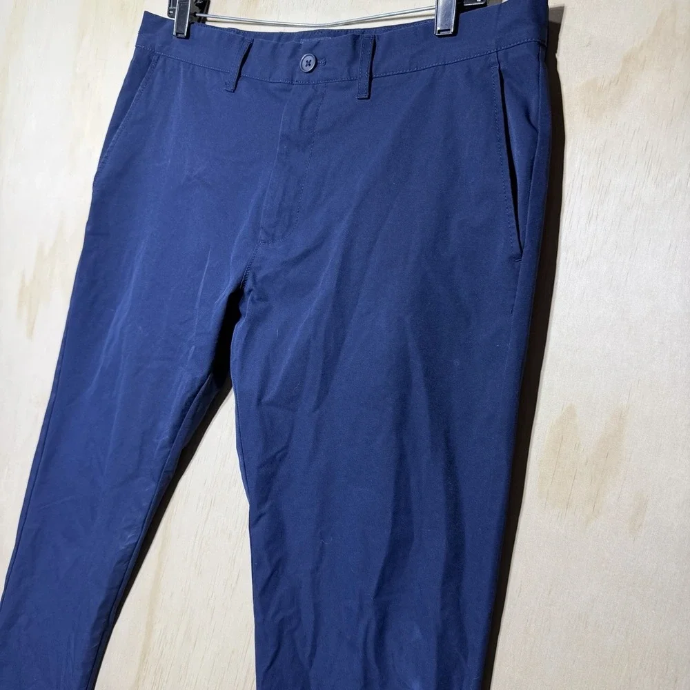 J Crew Flex Pants Mens 33x30 Slim Navy Stretch Chino‎ Golf Casual Work